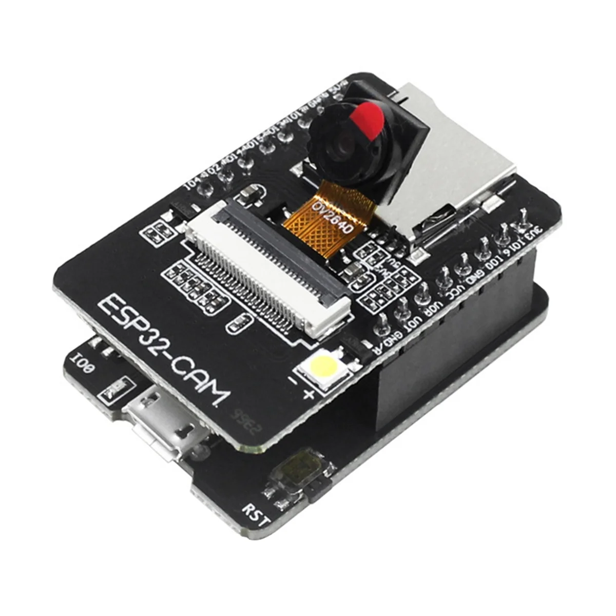 AT87-ESP32-CAM Development Board WiFi Module+OV2640 Camera+Base ESP32 WIFI Bluetooth IoT Motherboard Dual-Core 32-Bit CPU