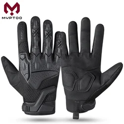 Touch Screen Tactical Gloves Men Black Sports Breathable Hunting Paintball Combat Hiking Work Bicycle Protective Gear Anti-skid