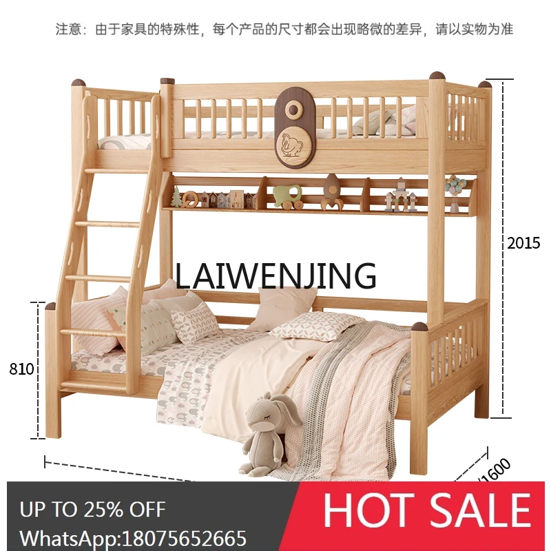 

supports customized solid wood bunk beds, high and low bunk beds, red oak mother and child beds.