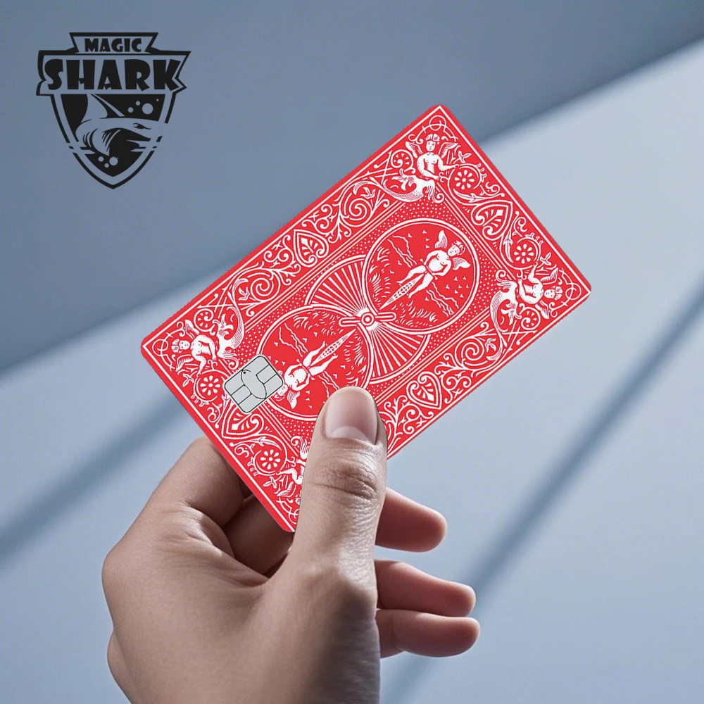 Magic Shark Fashin King Poker Money Game Controler Dragon 3M Matte Thin Sticker Film Skin für Debit Bank Credit Card