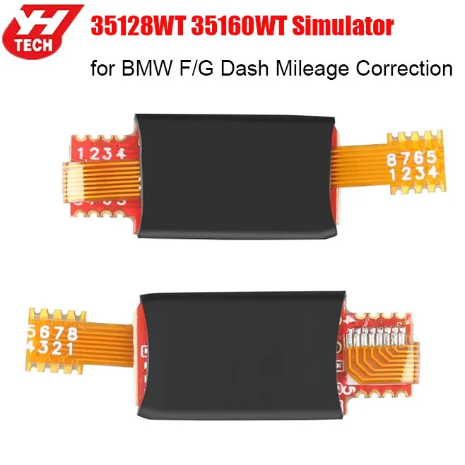 Yanhua 35128WT 35160WT Simulator Chip (Incl. 5V NO.8 Pin) for BMW F/G Dash Mileage Correction Used with Yanhua ID7 Can Filter