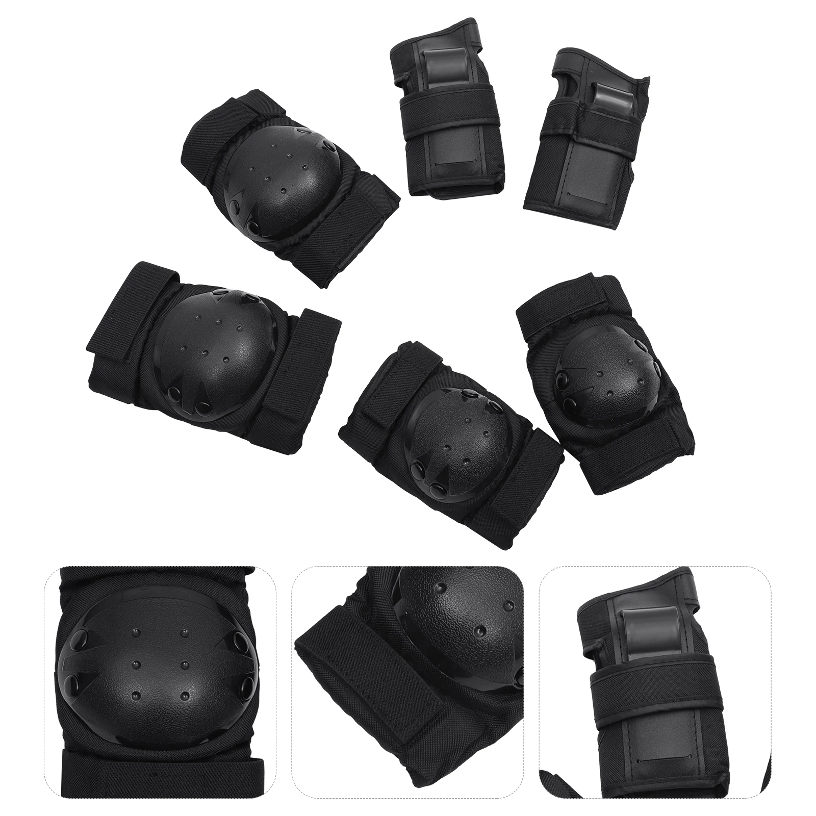 

6pcs /Set Kid Skateboard Protector Hand Elbow Knee Pads For Roller Skating Scooter Sports Protective Gear Children Size S