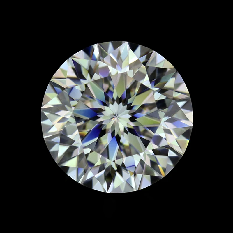 Moissanite Stone Wholesale D Color Round Cut 0.1CT-12CT for Jewelry Making with Report beads for jewelry making