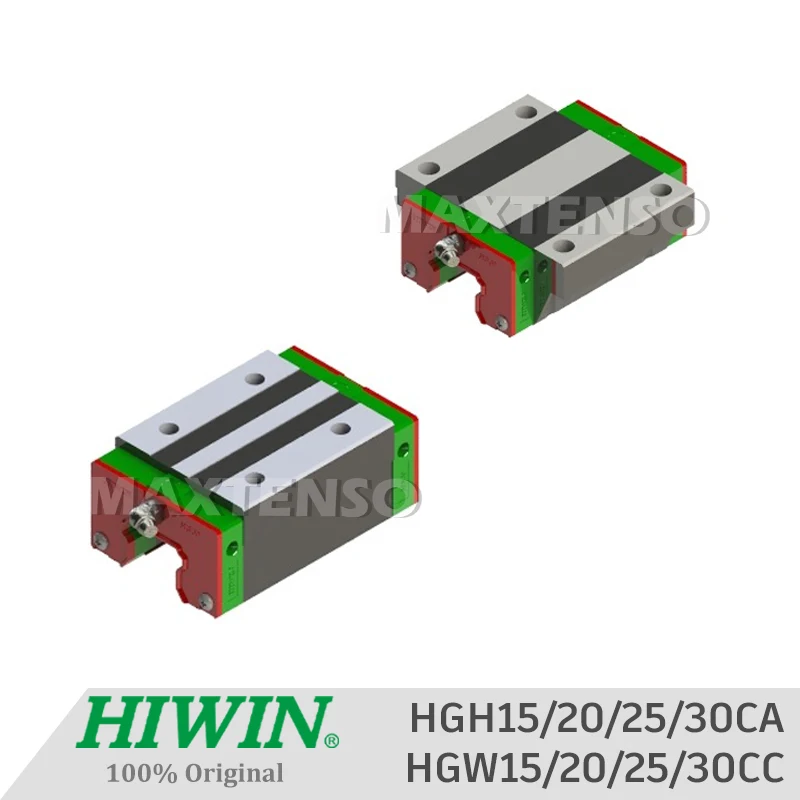 Imagem -02 - Bloco de Corrediça Linear Genuíno do Guia para o Cnc do Trilho Hiwin Hgh15ca Hgh20ca Hgh25ca Hgh30ca Hgh30ca Hgh30ca Hgw15cc Hgw20cc Hgw25cc