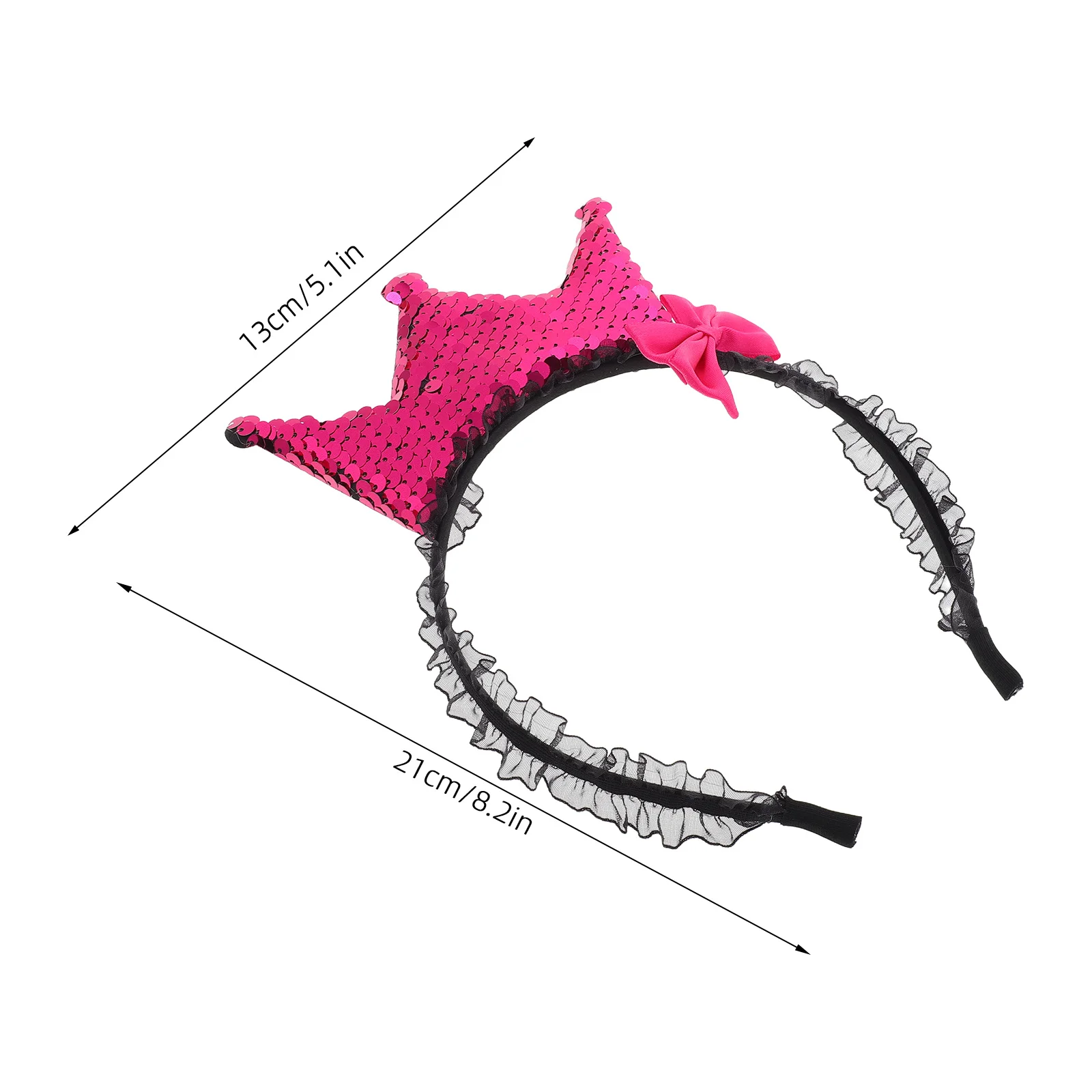 أنيقة عقال على شكل تاج Bowknot الدانتيل الأميرة تصميم مريح حفل زفاف الأحداث الخاصة إكسسوارات الشعر #6