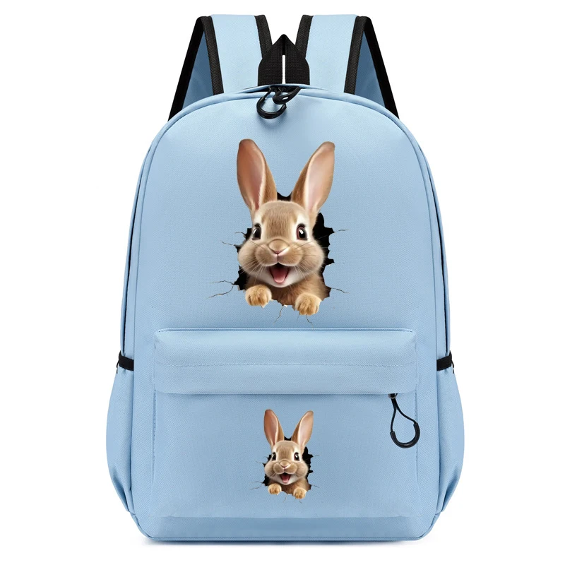 Children Bagpack Bunny Kawaii Cute Backpack Kindergarten Schoolbag Kids Bagpack Bags Cartoon Girl Student Bookbag Travel Mochila