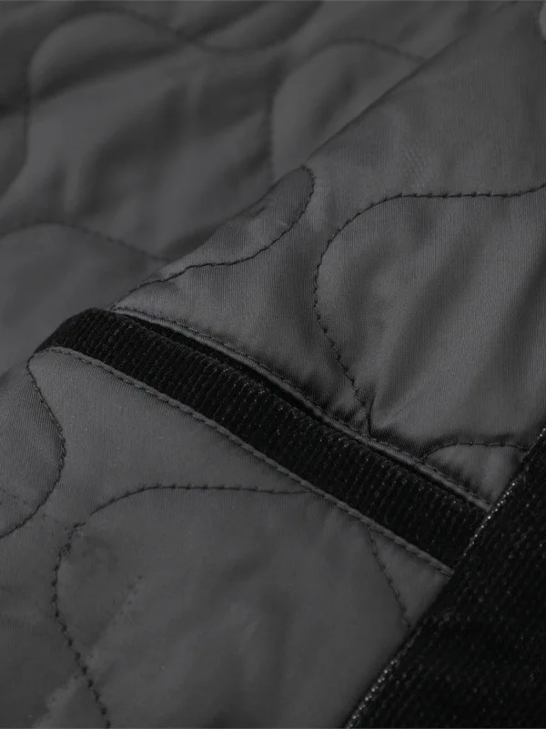 جايت كاجوال للرجال مع ياقة من الفرو قابلة للفصل، تصميم ربط من Busin Gentleman Sle مصنوع من مزيج القطن للشتاء... #4