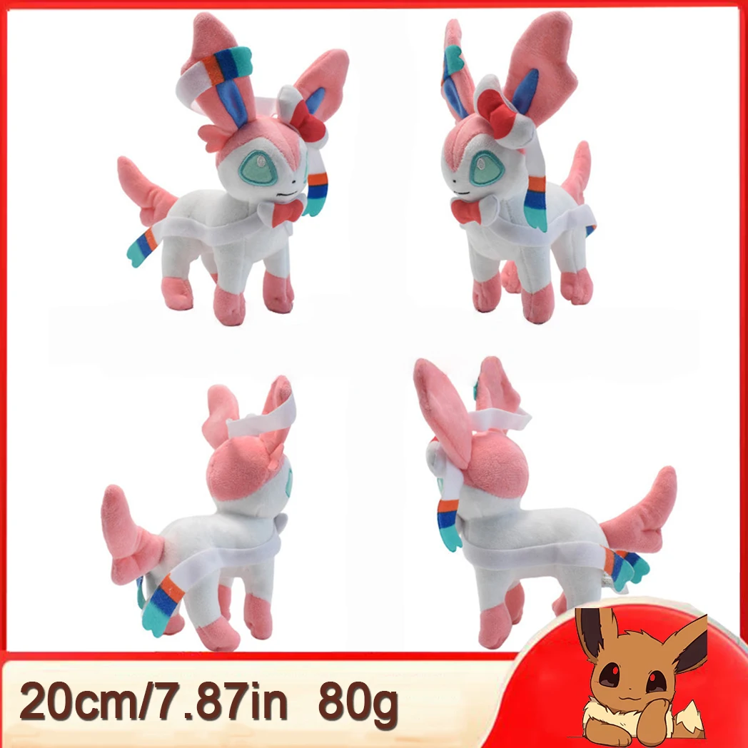 keeppley Neues Pokémon-Plüschtier Eevee Vaporeon Jolteon Flareon Espeon Umbreon Leafeon Glaceon Sylveon Perfektes Weihnachtsgeschenk Geburtstagsgeschenk 7