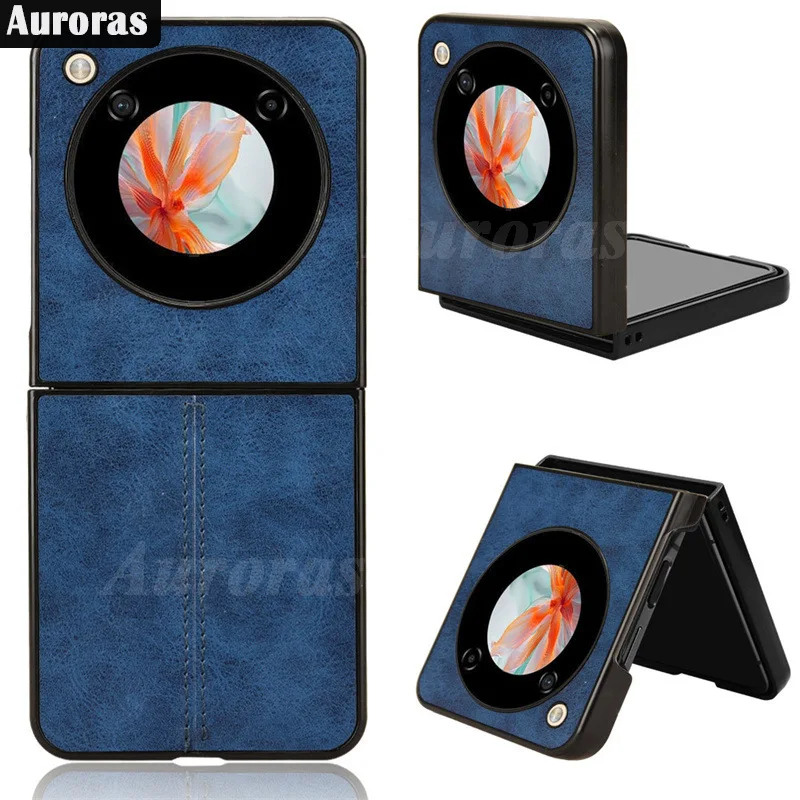 Skinlee For ZTE Nubia Flip 5G Flip Case Leather Card Slot Wallet Camera protection Back Cover For ZTE Nubia Flip 5G Casing Capa