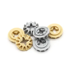 Technology Gear 12 Tooth Bevel High-Tech Creative Building Blocks Bricks Particles Compatible with 6589 Accessories Mechanical