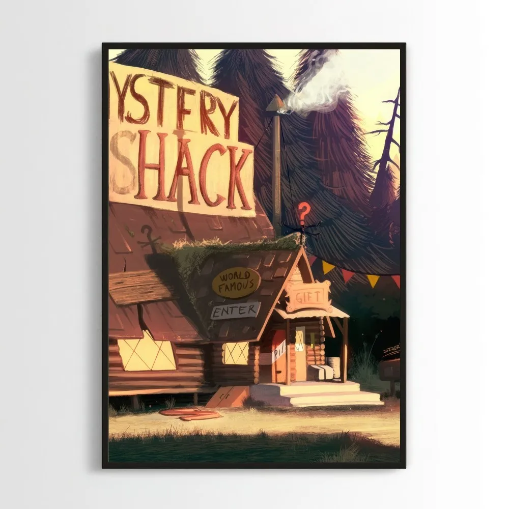 MINISO Gravity Falls Poster Prints Wall Pictures Living Room Home Decoration