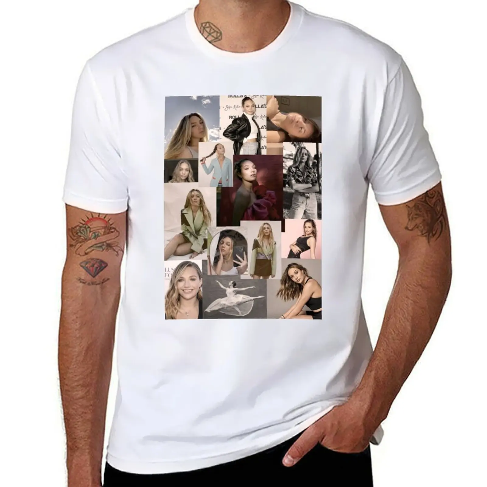 

Maddie Ziegler beautiful collage T-Shirt man tshirt t shirts for man graphic funny T-Shirt