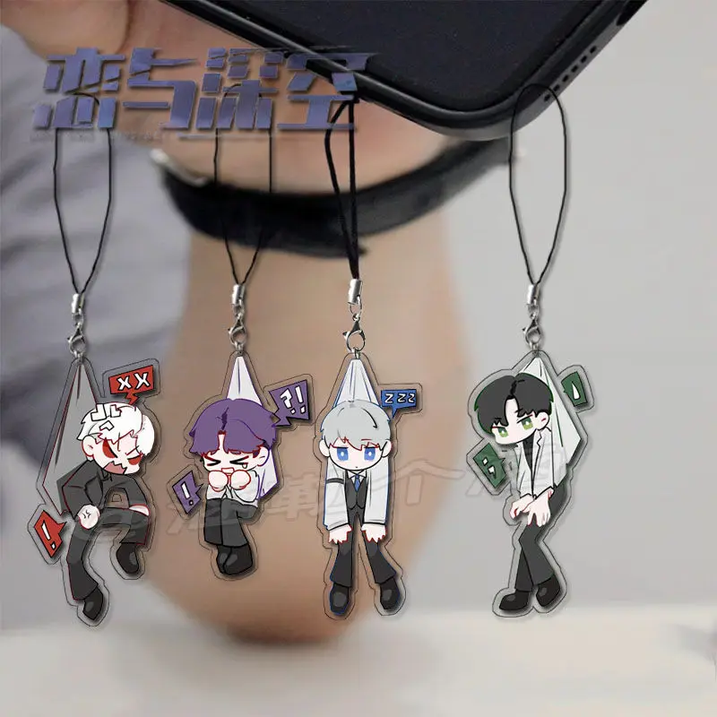 2025 NEW Love And Deepspace Sylus Series Kawaii Straps Hanging Rafayel Accessories Cute Phone Case Decor