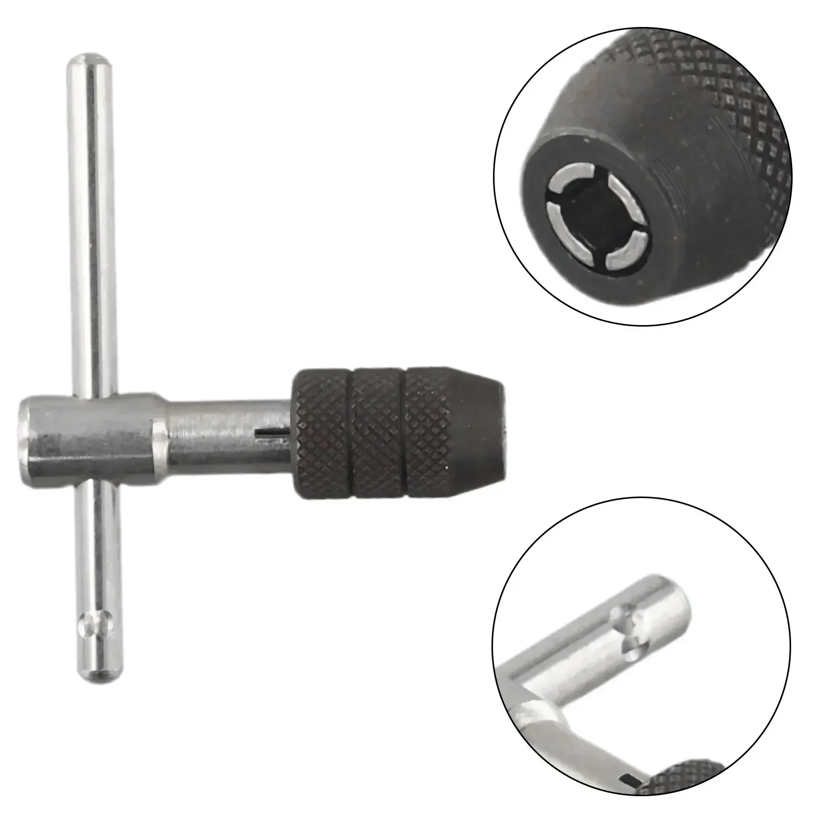 

Adjustable T Type Tap Wrench Hand Thread Tap Holder M3-M6 M5-M8 M6- For Tapping Holes In Tight Confined Spaces