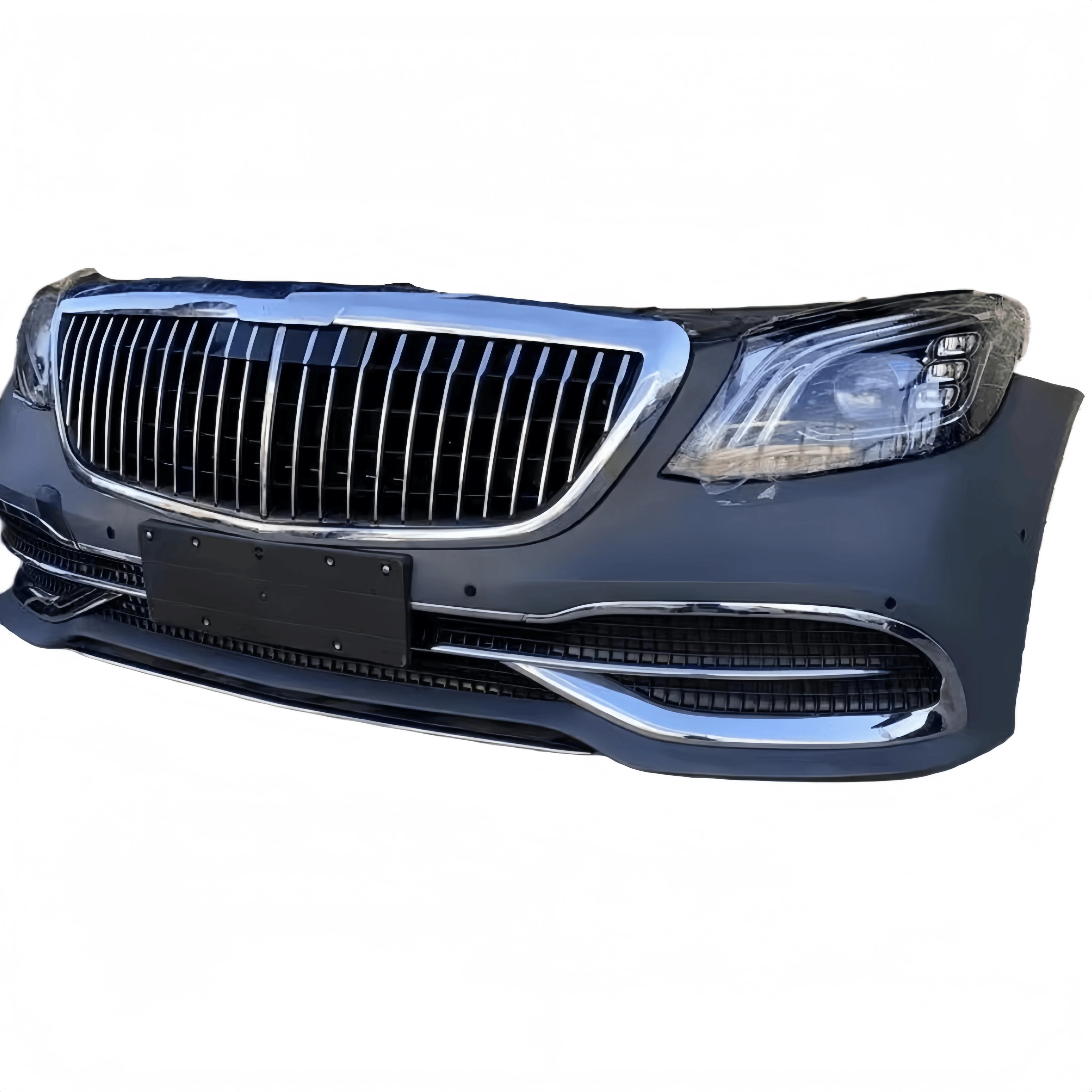 For  Front Complete W222 Bumper S400 Guard Assembly S500 Surround S600 Grille S680 Headlights Hood Fender Doors Original
