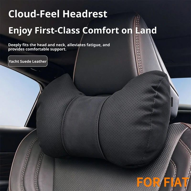 Car seat horn headrest to relieve driving neck soreness for Fiat 500 500X Panda Tipo Punto/Grande Punto Doblo Ducato Strada