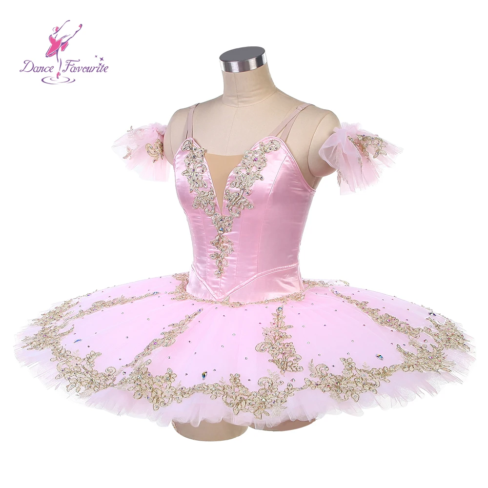 B25008 Różowy Profesjonalny Tutu Szyty na Miarę Baletowy Tutu Wariacja Śpiącej Królewny