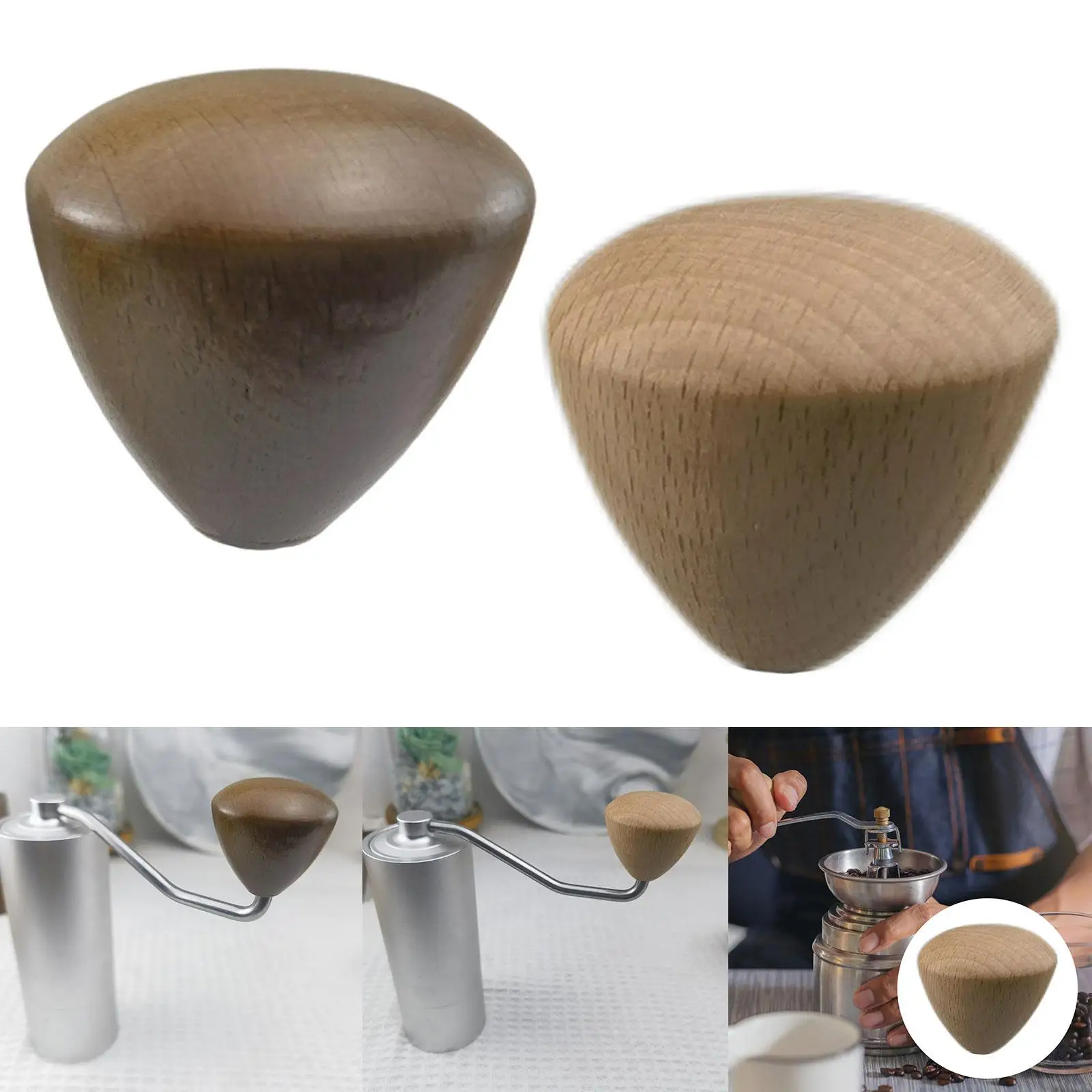 Poignée ergonomique de moulin à café manuel, bouton de broyeur de grains de café, maison, restaurant, bureau, camping, 73