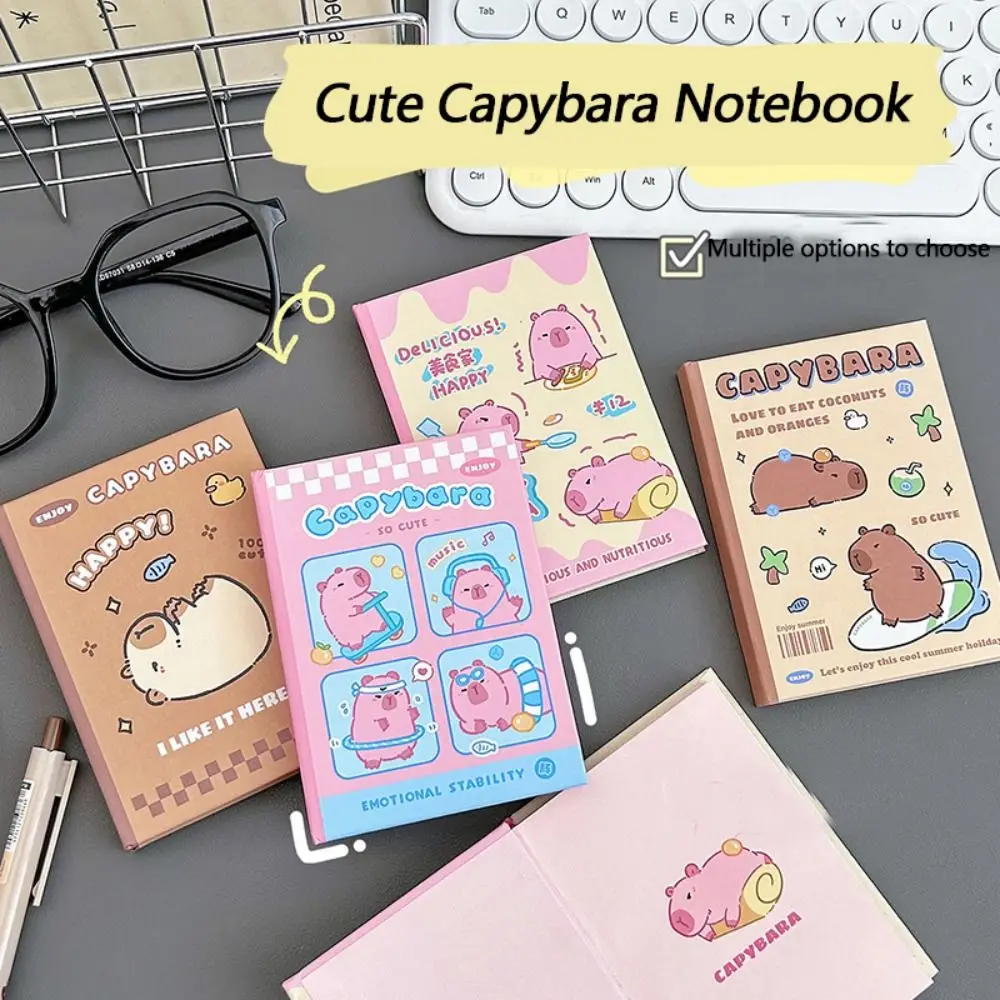 Capybara-Carnet de notes mignon de haute qualité, bloc-notes A7 Mini 03/Notes