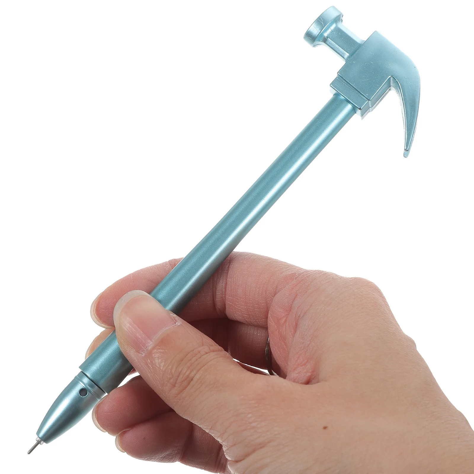 

12Pcs Hammer Shaped Pen High-Class PP Plastic Gel Ink Pens Medium Point for School Office Writing Student Kids Reward