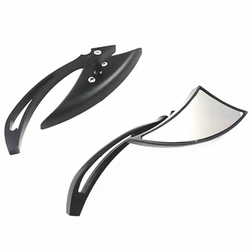 Motorcycle Black /Chrome 8mm 10mm Side Mirrors For Honda Shadow VTX Kawasaki Vulcan Suzuki GSX-R Yamaha V Star 1100