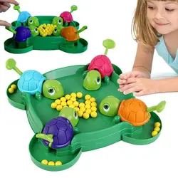 Turtle Eating Board Game Hungry Turtle Board Toys Greedy Little Turtle Grabs The Bean Ball Game Parent-child Educational Toys