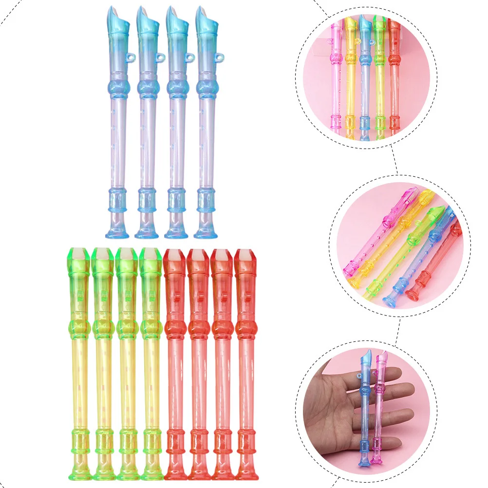 

12 Pcs 's Early Childhood Education Clarinet Instruments Musical for Plastic Claranit Beginners