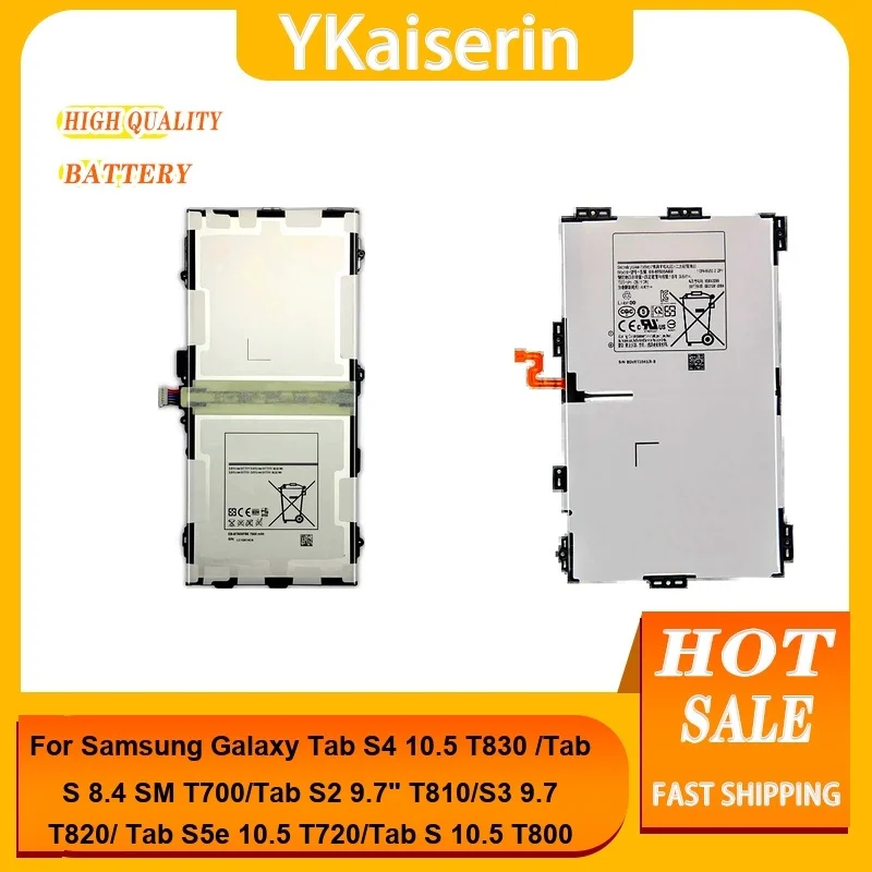 

EB-BT725ABU Аккумулятор для планшета Samsung Galaxy Tab S2 S3 S5E 8,0 9,7 10,5 T720 SM-T825C T820 T800 T801 T830 T710 Bateria