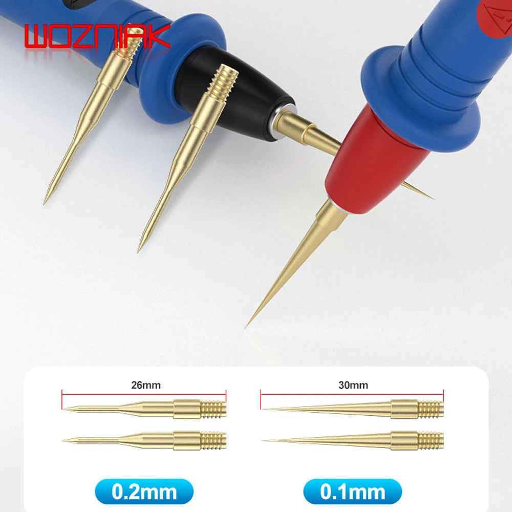 SUNSHINE SS-024B 20A 1000V Replaceable Stainless Steel Probe with 4 Needles Multimeter Extra Hard Test Leads Repair Probe