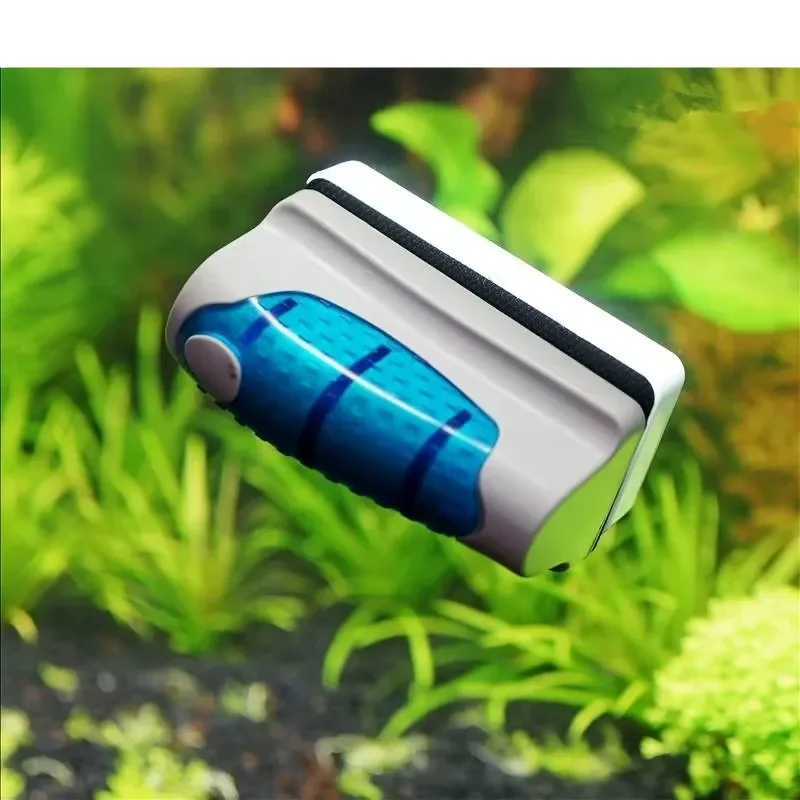 Magnetic Aquarium Brush for Fish Tank Cleaner Floating Magnetic Glass Algae Cleaning Scraper Tool for Aquarium Tank Fish Care