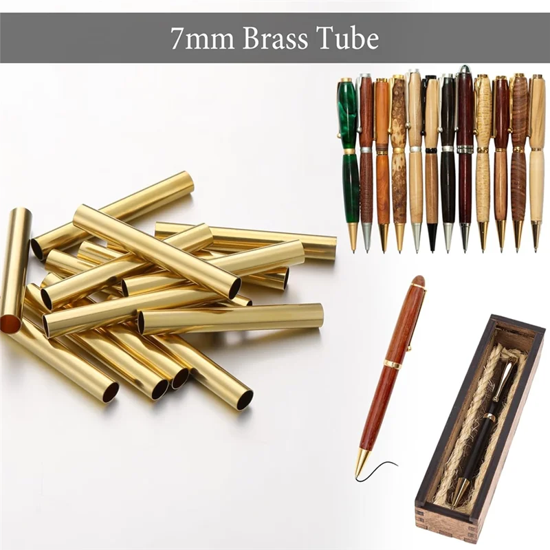 ABWR-ملحقات بديلة 30 قطعة 7 مم أنبوب قلم رفيع 2-1/32 بوصة لوازم تويست طويلة