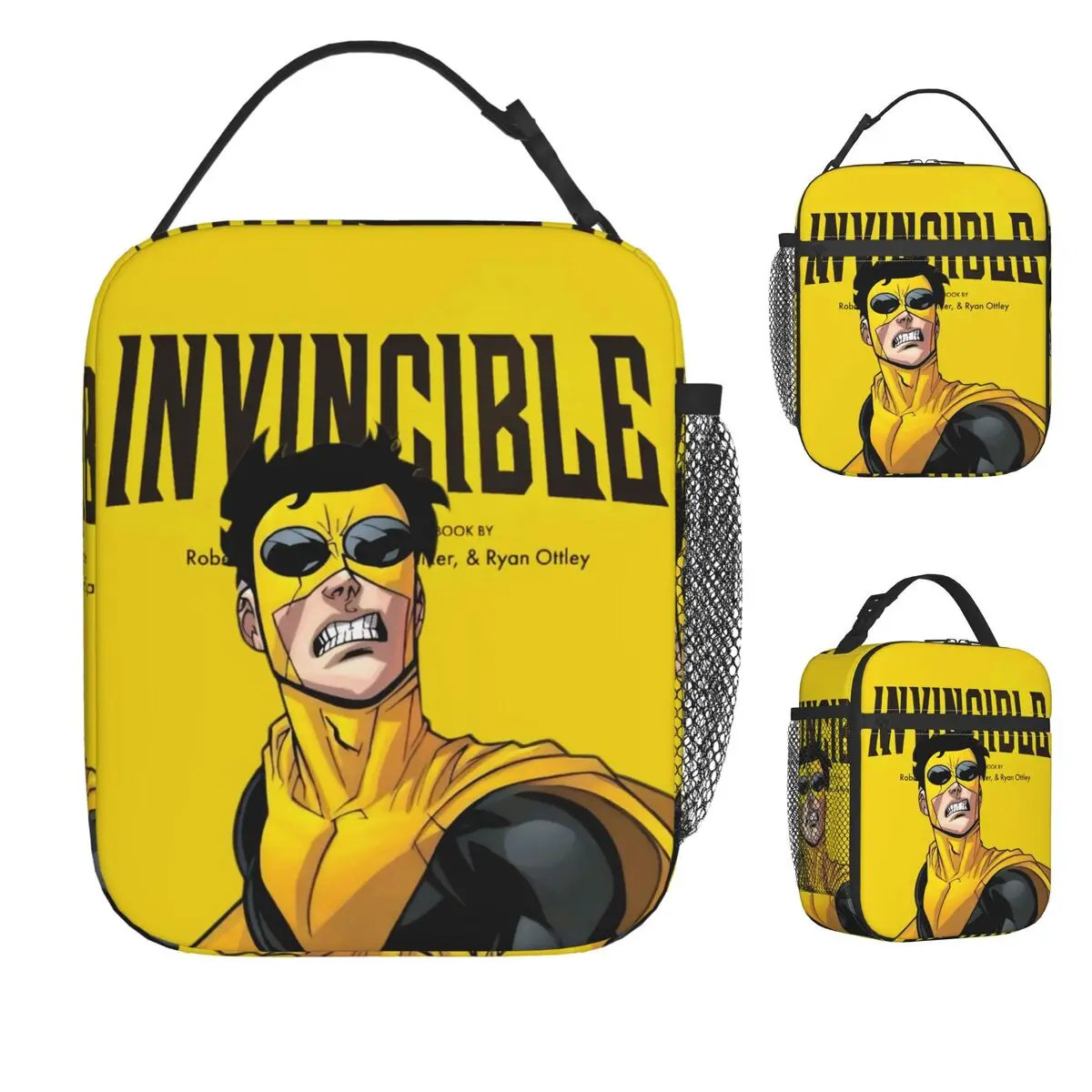

Сумка для обеда Invincible Movie для девочек, ланч-бокс, модная рабочая сумка-холодильник, портативная изолированная оксфордская термосумка-тоут