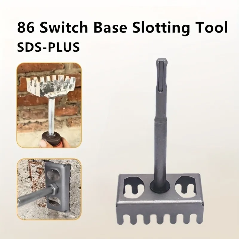 SDS-PLUS To 11mm Square Shank Adapter – for Concrete Box Cutting & Chiseling