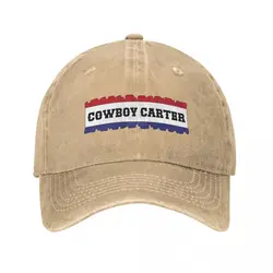 Casual Beyonces Cowboy Carter Baseball Cap Men Women Distressed Denim Snapback Hat Outdoor Running Golf Adjustable Caps Hat