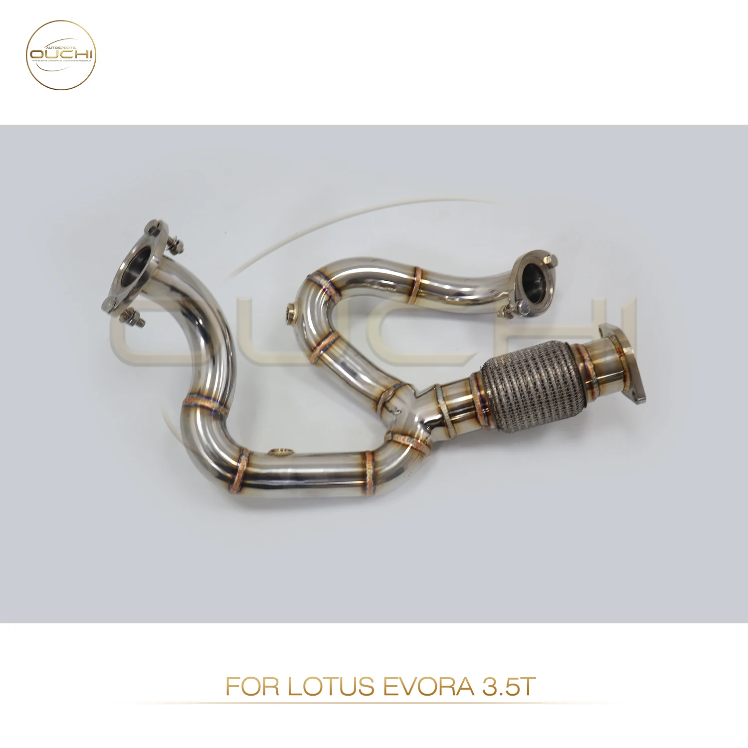 High performance Resonant tube for Lotus EVORA 3.5T OUCHI Exhaust System Stainless Steel car accessories