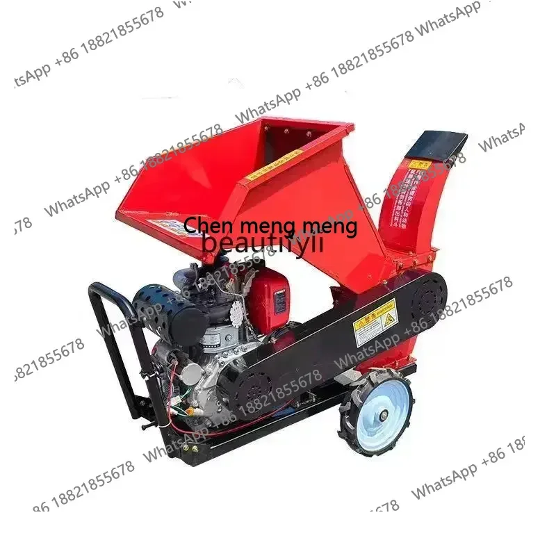 Hot sales Branch crusher Orchard branch diesel steam and electricity multi-functional mobile crushing Garden wood crusher
