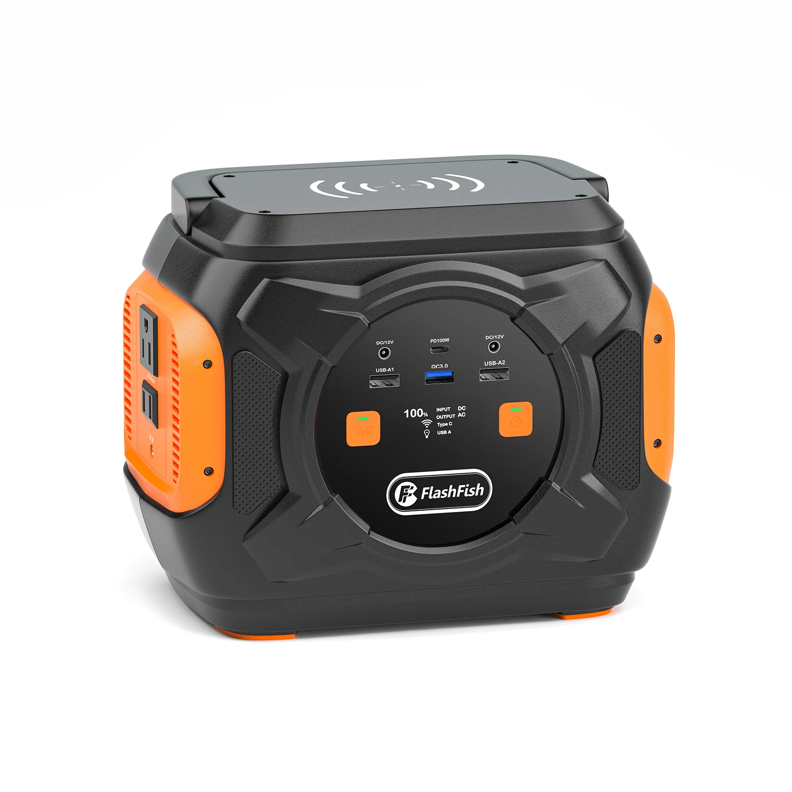 Flashfish A301 Portable Power Station 80000mAh/172Wh Solar Generator 320W CPAP Battery Power Station With Multiple Charging Mode