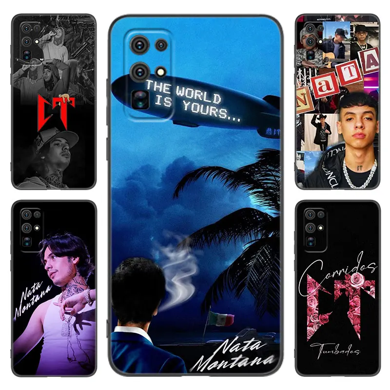 Raper Natanael Cano Black Phone Case For Honor 70 90 200 Magic 4 5 6 Lite X5 X6A Plus X6 X6S X7A X7B X8 X8A X8B X9 4G X9A X9B 5G