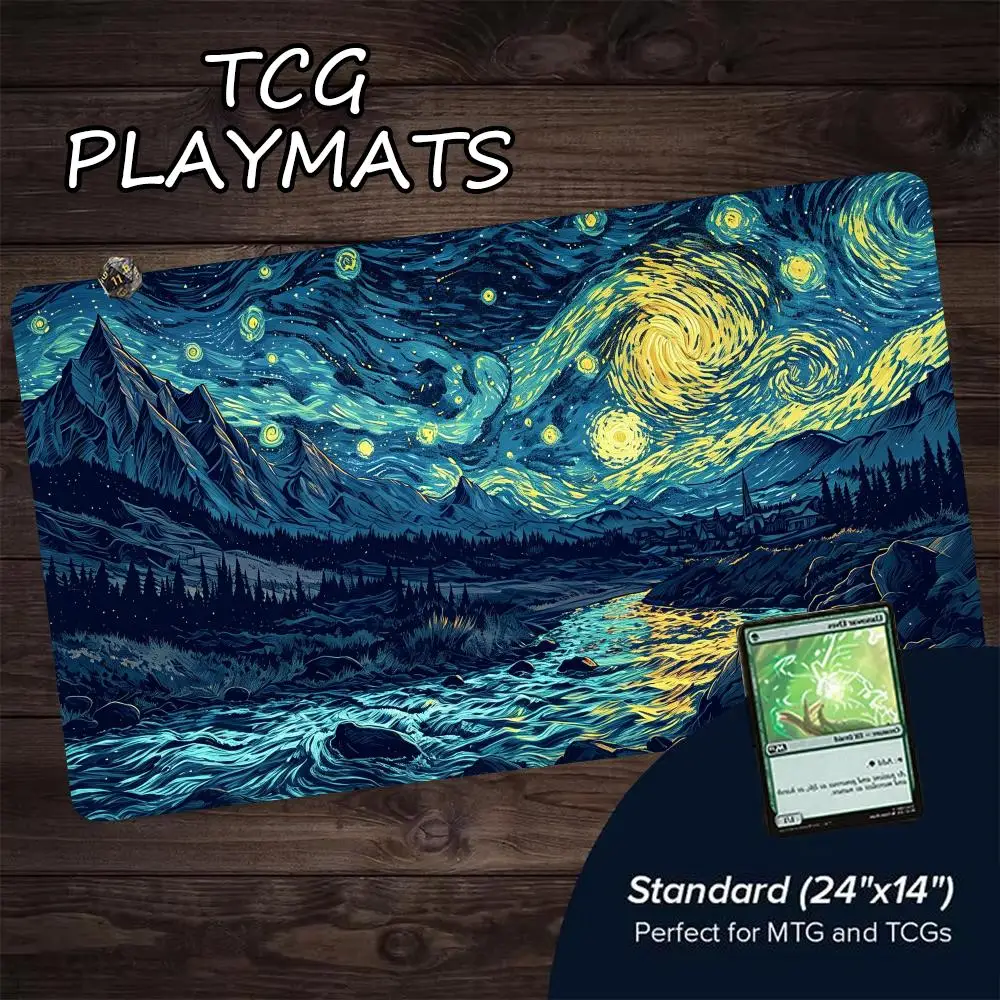 Starry Night TCG CCG Playmat 24