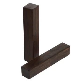 Sumi Çizim Çin Kaligrafi Kağıdı Ağırlığı Küçük Letterweight Kırtasiye Tedarik Mini Ahşap Çin Kaligrafi Aracı