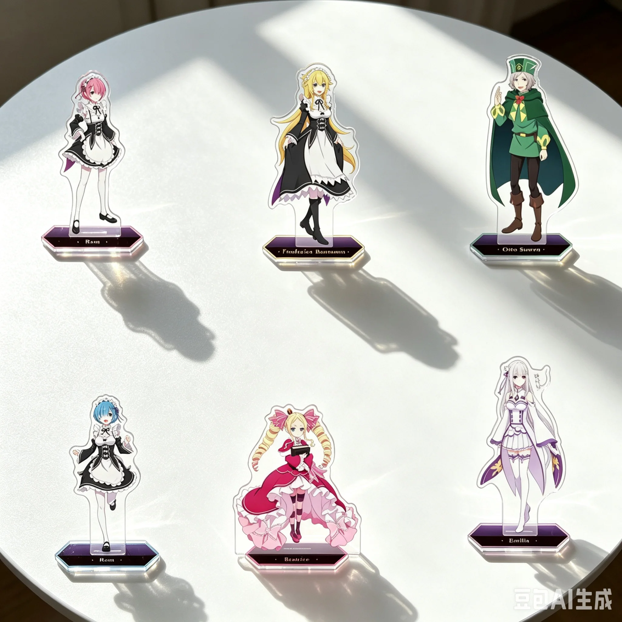 15CM Anime Re:ZERO -Starting Life In Another World- Figure Peripheral Collection Acrylic Stand Model Decorations Gifts Keychain