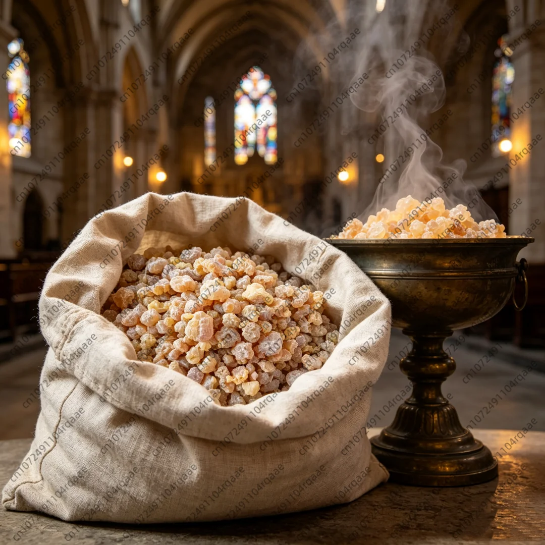 Natural Incense Resin Chunks Frankincense Myrrh Benzoin Dragon Blood for Church Meditation Aromatherapy Censer Burning