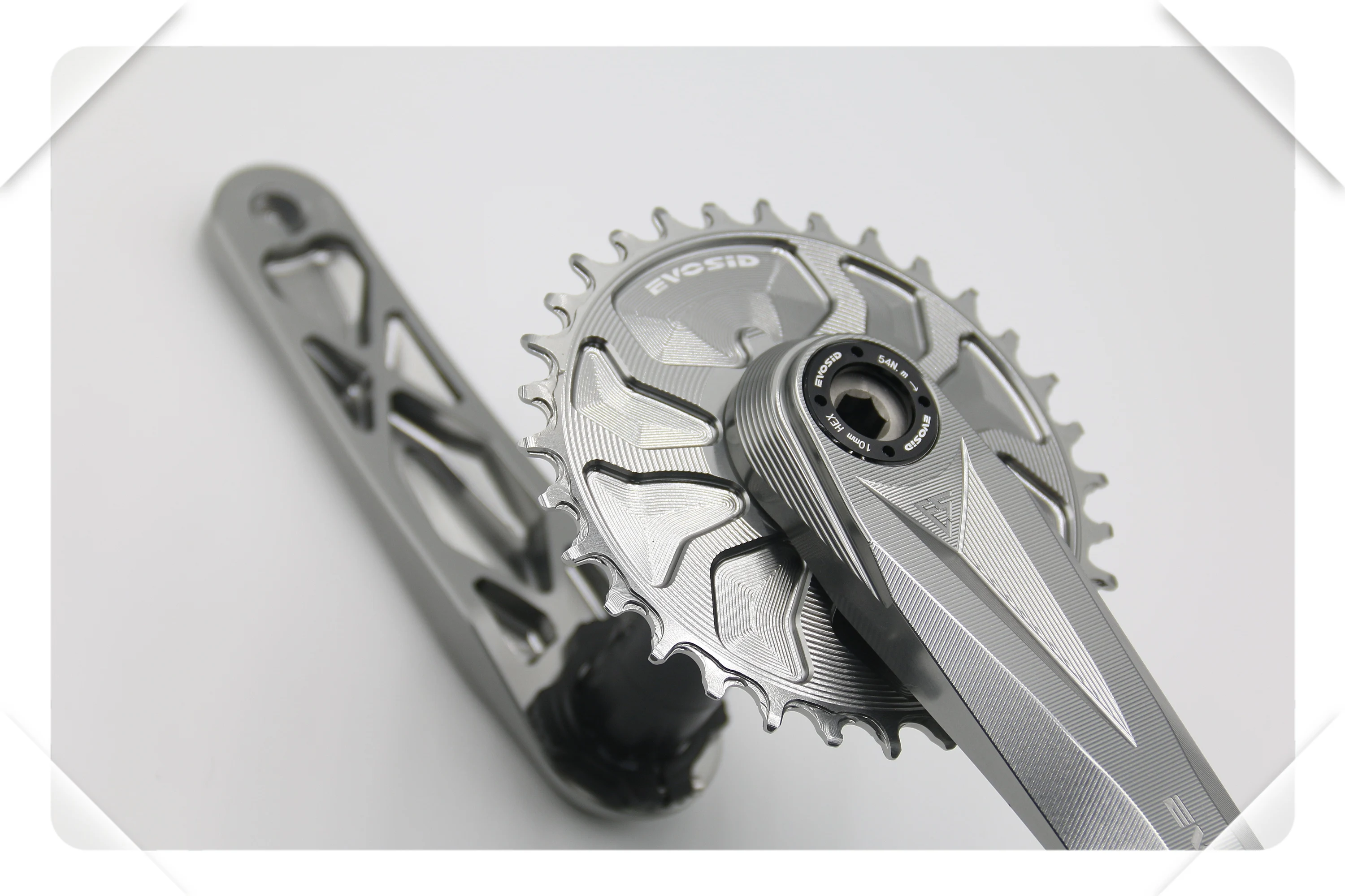 EVOSID Mountainbike Kurbelgarnitur Kettenblatt 32/34/36/38T MTB Fahrrad Kurbel 160mm 3 Nägel Direkt montieren DUB 29mm Für Enduro AM XC DH – Detail 11