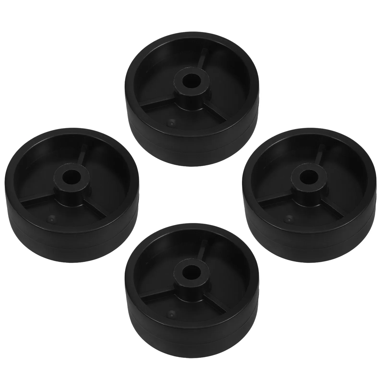 

4Pcs Outdoor Gas Heater Wheel Kit Heavy Duty Plastic Casters Replacement Parts for Patio Heater Smooth Rolling Mobility