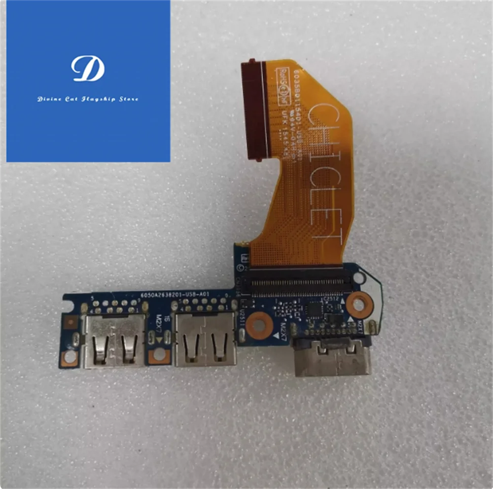 FOR HP EliteBook 840 845 745 G1 G2 Card Reader VGA USB Board