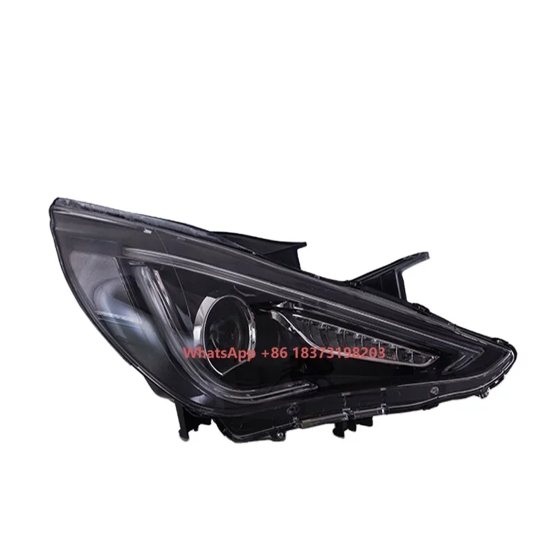 Pair of Car Headlight Assembly for Sonata 2011-2014 Car Front Light Plug&Play Auto LED Head Lamp System