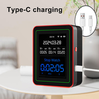 WiFi 15 in 1 Indoor Air Quality Monitor APP Control Portable AQI PM0.3 PM1.0 PM2.5 PM10 Tester Household CO CO2 TVOC HCHO Tester