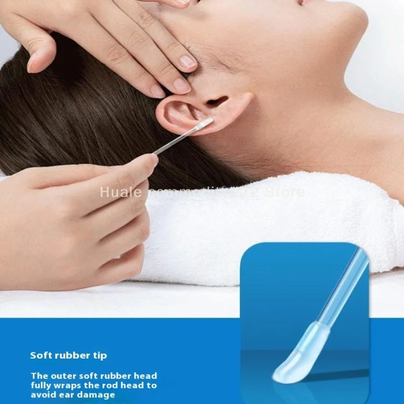 24 قطعة صغيرة/كبيرة لزجة الأذن حفار الأذن حفر أداة الأذن الشمع تنظيف خاص لا تؤذي الأذن حفر ملعقة الأذن حفر مسحات