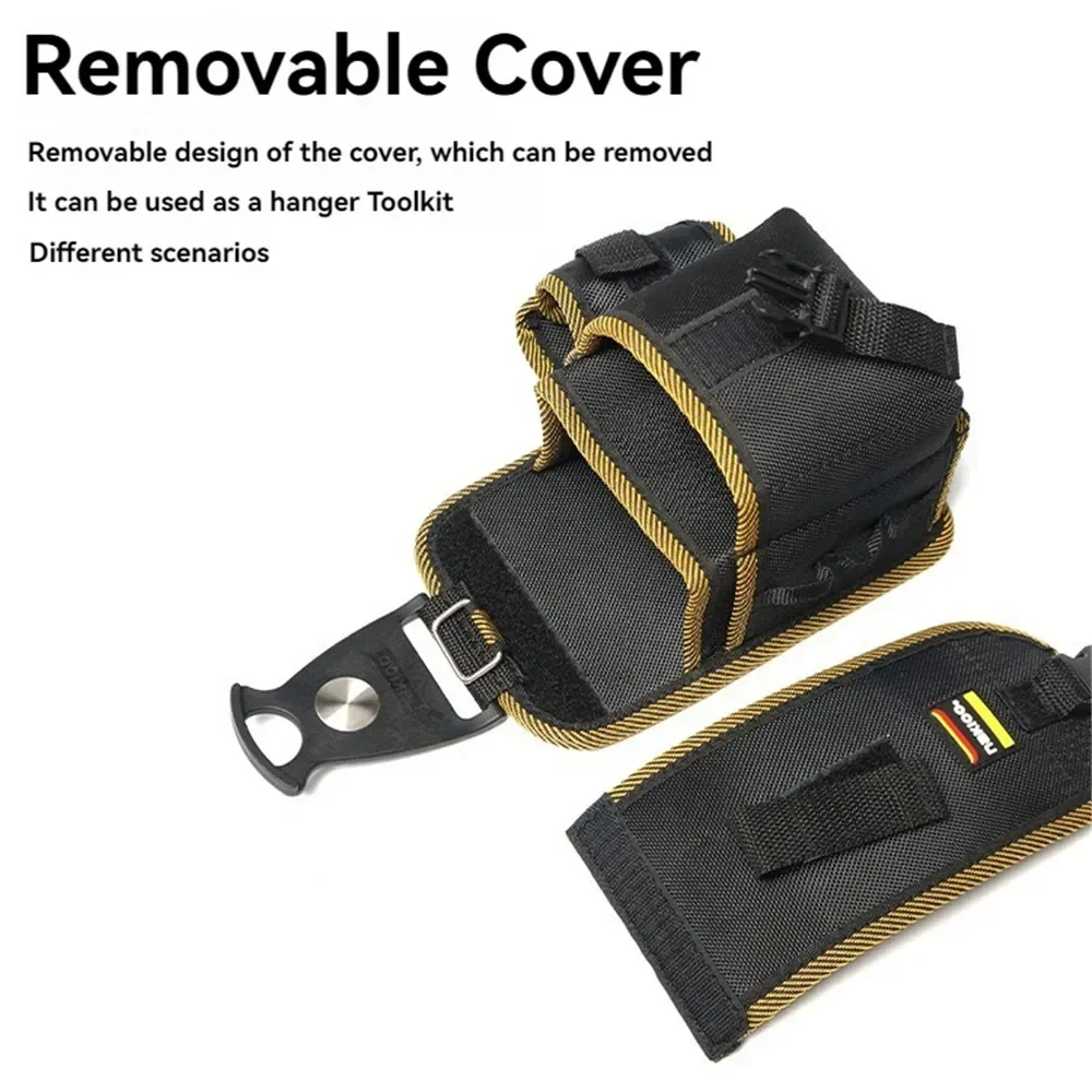 Imagem -06 - Nakioo Rotatable Quick-pendurado Instrumentos Ferramenta Belt Bolsa Broca Elétrica Pouch Eletricista Presente Man Tool Organizer 1680d