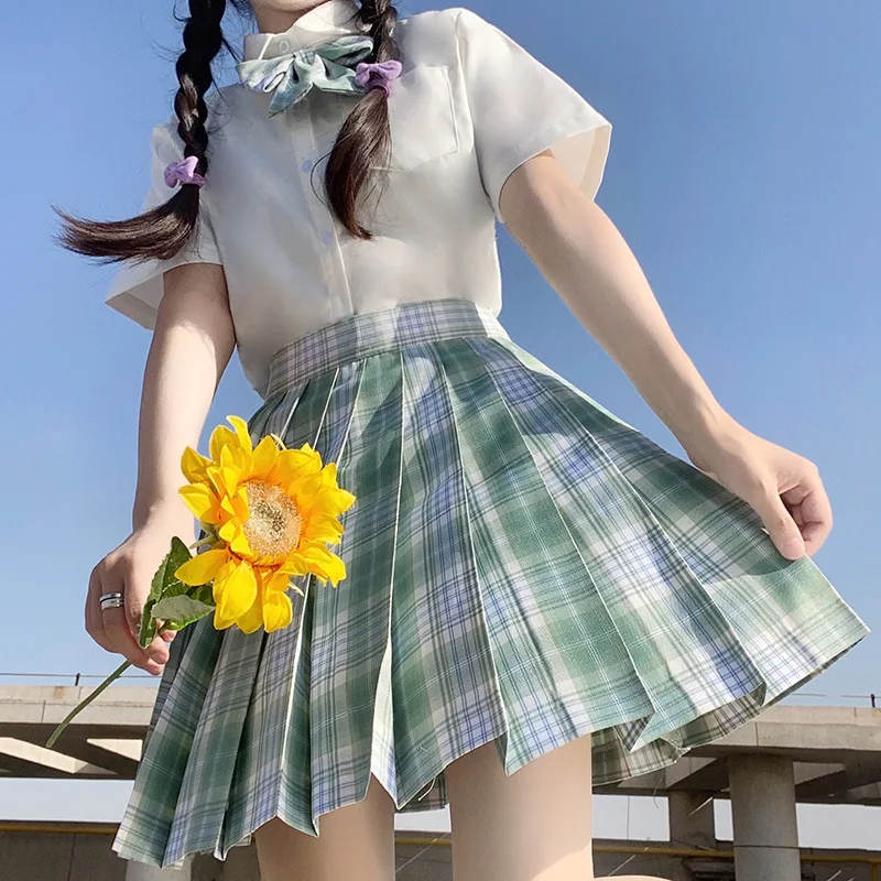2025 Spring Summer Korean Skirt Shorts Women High Waist Sexy Mini Skirt School Short Pleated Kawaii Japanese Pink Skirt Female